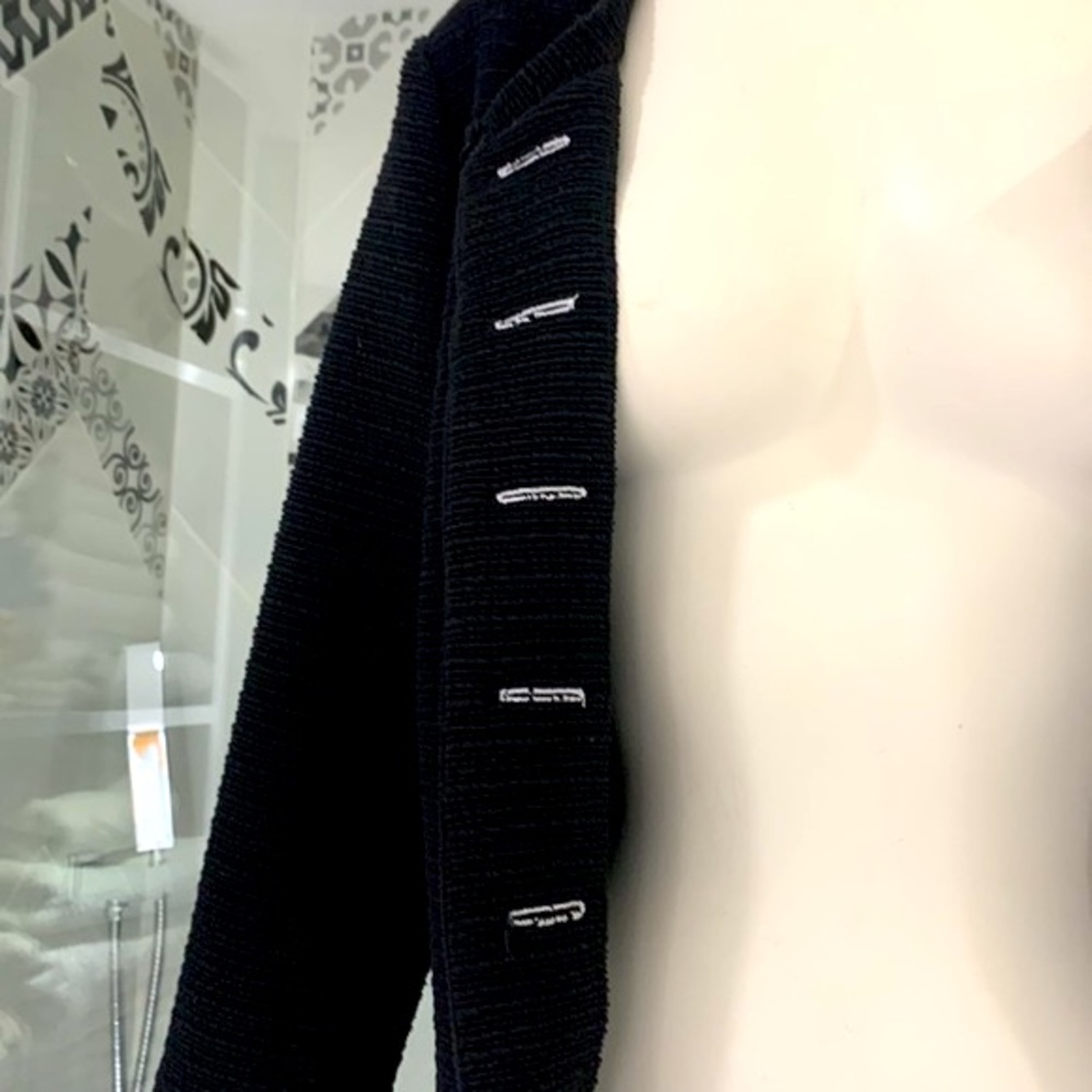 Like NEW 🌸Gorgeous Black Long JR Cover Up - Picture 11 of 17